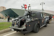 Exhibition of classic cars held in front of Heydar Aliyev Center (PHOTO)