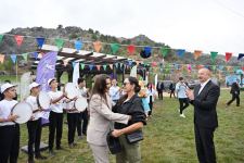 President Ilham Aliyev, First Lady Mehriban Aliyeva take part in Lachin City Day festivities held near Hakari River (PHOTO/VIDEO)