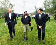 President Ilham Aliyev, First Lady Mehriban Aliyeva take part in Lachin City Day festivities held near Hakari River (PHOTO/VIDEO)