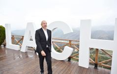 President Ilham Aliyev, First Lady Mehriban Aliyeva participate in Lachin City Day festivities (PHOTO/VIDEO)