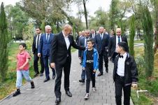 President Ilham Aliyev, First Lady Mehriban Aliyeva get acquainted with work done in Lachin's Zabukh, meet village residents (PHOTO/VIDEO)