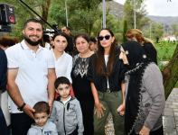 President Ilham Aliyev, First Lady Mehriban Aliyeva get acquainted with work done in Lachin's Zabukh, meet village residents (PHOTO/VIDEO)