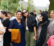President Ilham Aliyev, First Lady Mehriban Aliyeva get acquainted with work done in Lachin's Zabukh, meet village residents (PHOTO/VIDEO)
