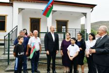President Ilham Aliyev, First Lady Mehriban Aliyeva get acquainted with work done in Lachin's Zabukh, meet village residents (PHOTO/VIDEO)
