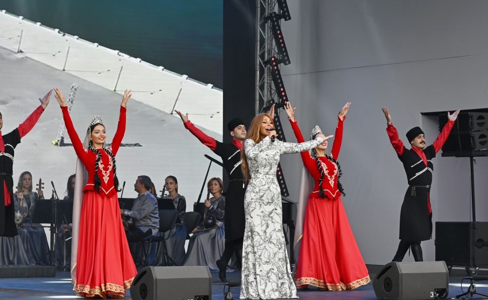 President Ilham Aliyev, First Lady Mehriban Aliyeva take part in Lachin City Day festivities held near Hakari River (PHOTO/VIDEO)
