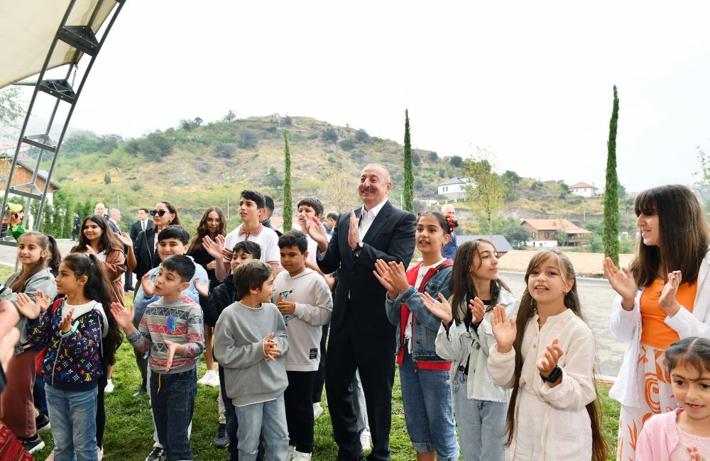 President Ilham Aliyev, First Lady Mehriban Aliyeva participate in Lachin City Day festivities (PHOTO/VIDEO)