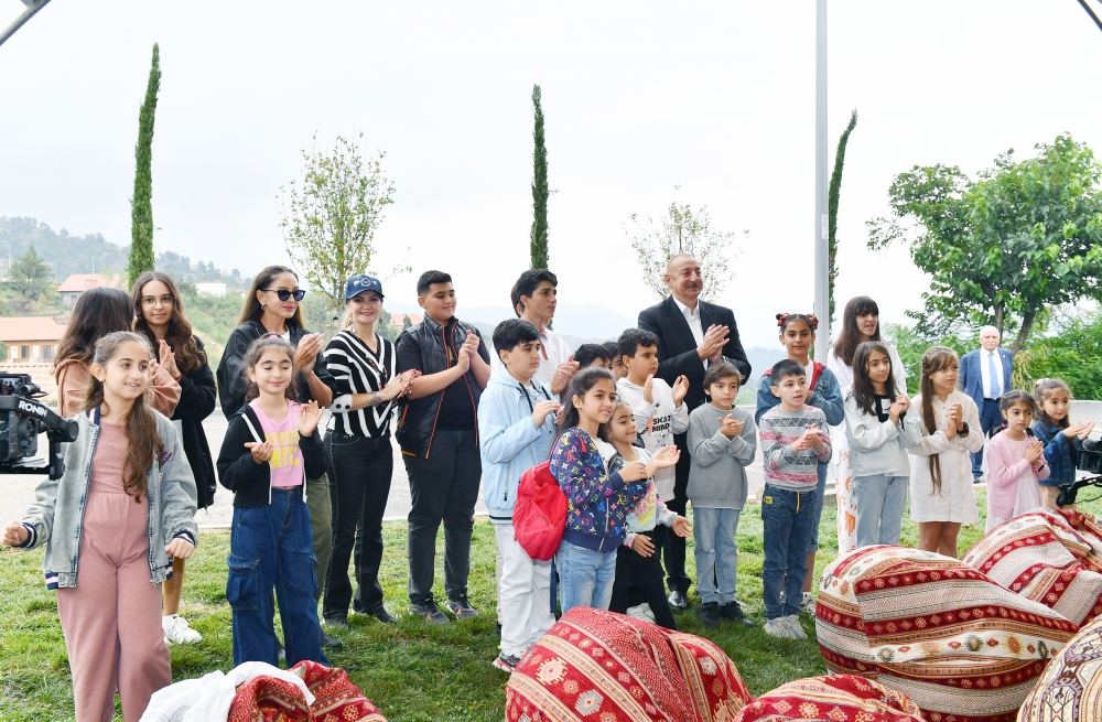 President Ilham Aliyev, First Lady Mehriban Aliyeva participate in Lachin City Day festivities (PHOTO/VIDEO)