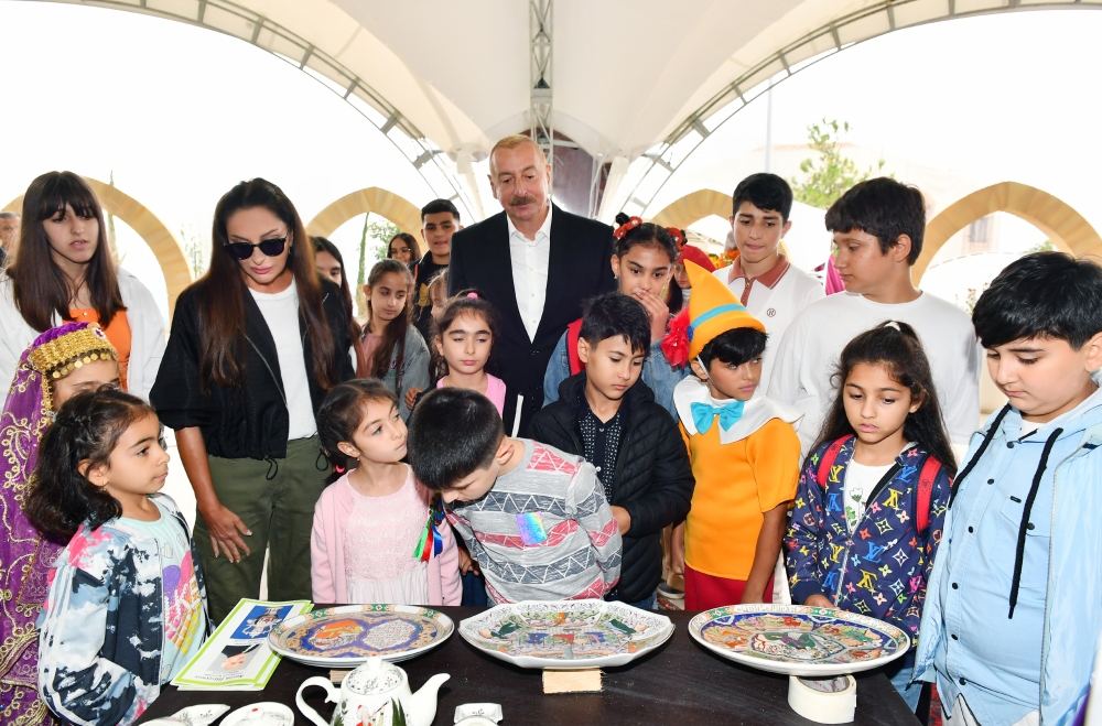 President Ilham Aliyev, First Lady Mehriban Aliyeva participate in Lachin City Day festivities (PHOTO/VIDEO)