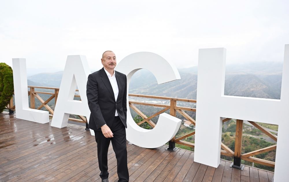 President Ilham Aliyev, First Lady Mehriban Aliyeva participate in Lachin City Day festivities (PHOTO/VIDEO)