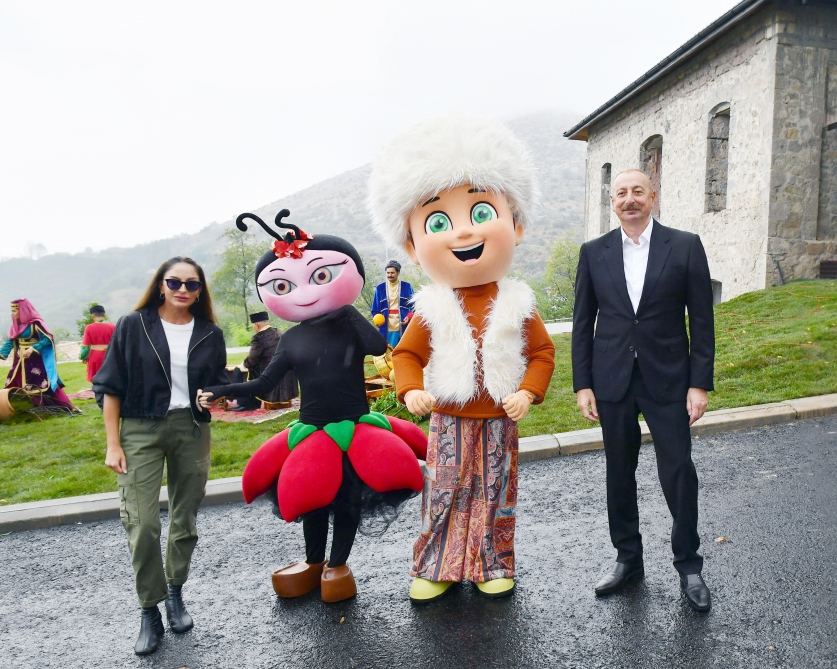 President Ilham Aliyev, First Lady Mehriban Aliyeva participate in Lachin City Day festivities (PHOTO/VIDEO)