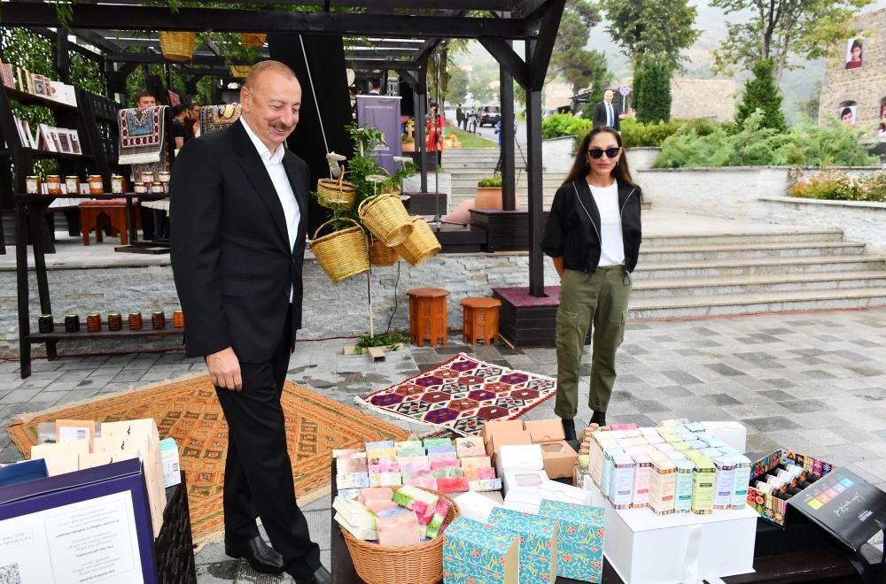 President Ilham Aliyev, First Lady Mehriban Aliyeva participate in Lachin City Day festivities (PHOTO/VIDEO)