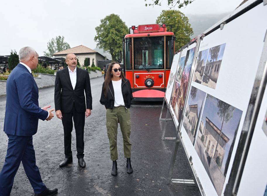 President Ilham Aliyev, First Lady Mehriban Aliyeva participate in Lachin City Day festivities (PHOTO/VIDEO)