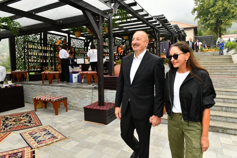 President Ilham Aliyev, First Lady Mehriban Aliyeva participate in Lachin City Day festivities (PHOTO/VIDEO)
