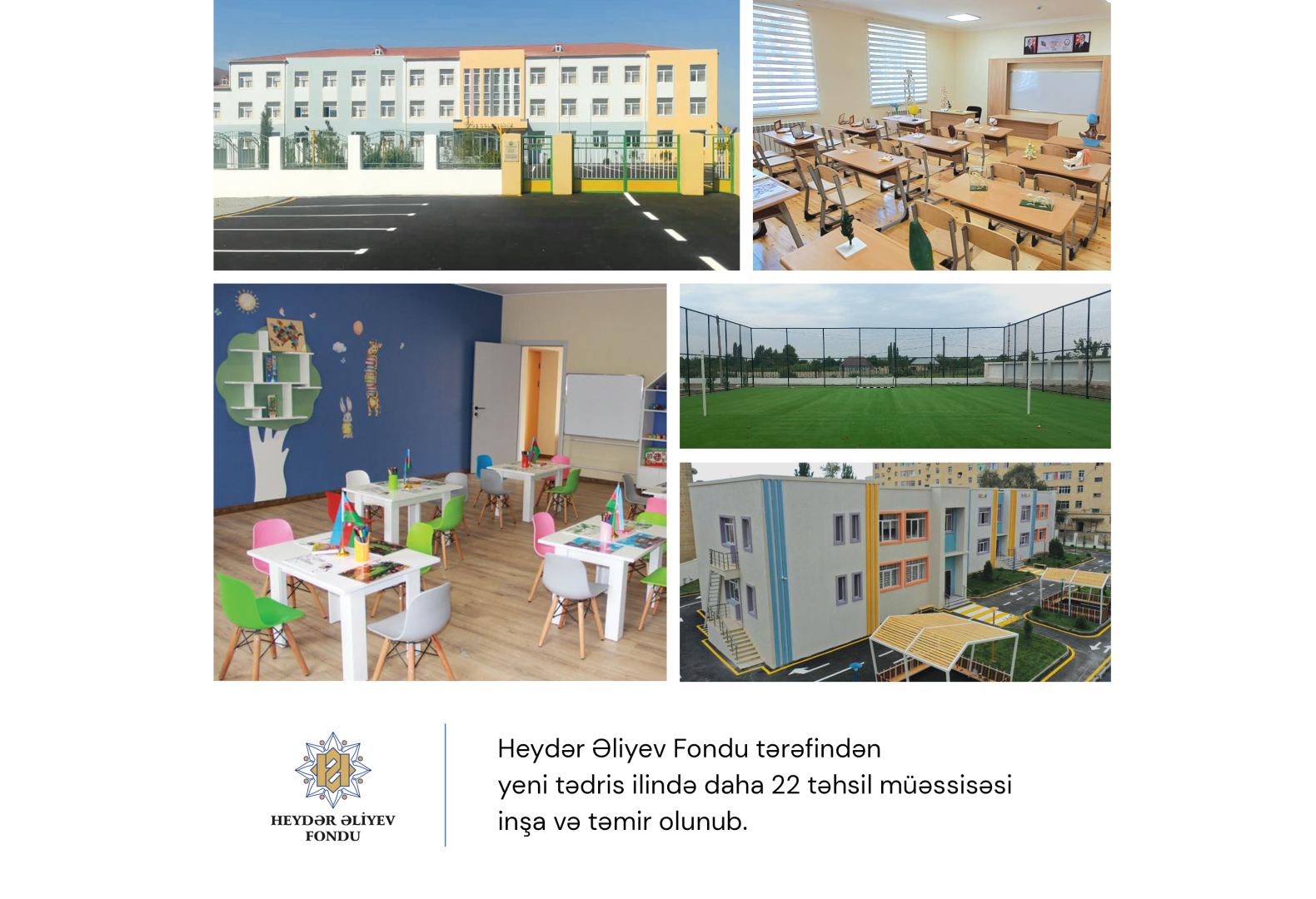 Schools and kindergartens renovated by Heydar Aliyev Foundation put into service
