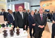 President Ilham Aliyev get acquainted with Central Asia Plast World 2023 in Dushanbe (PHOTO/VIDEO)