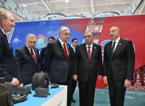 President Ilham Aliyev get acquainted with Central Asia Plast World 2023 in Dushanbe (PHOTO/VIDEO)