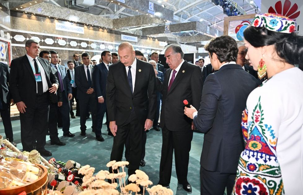 President Ilham Aliyev get acquainted with Central Asia Plast World 2023 in Dushanbe (PHOTO/VIDEO)