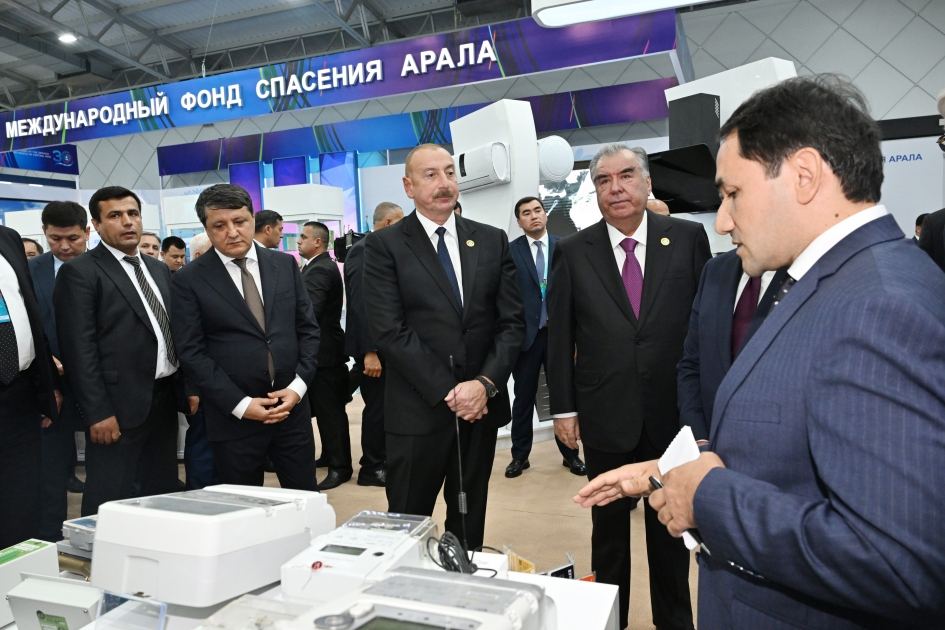 President Ilham Aliyev get acquainted with Central Asia Plast World 2023 in Dushanbe (PHOTO/VIDEO)