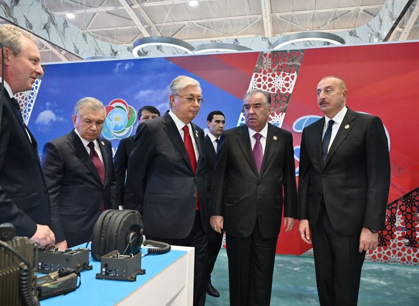 President Ilham Aliyev get acquainted with Central Asia Plast World 2023 in Dushanbe (PHOTO/VIDEO)