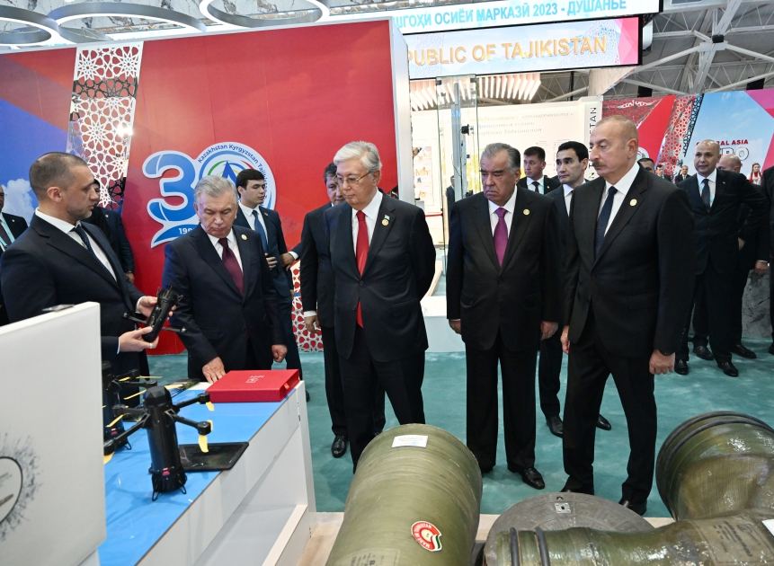 President Ilham Aliyev get acquainted with Central Asia Plast World 2023 in Dushanbe (PHOTO/VIDEO)