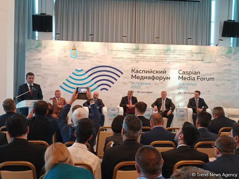 Azerbaijan attends Russian Astrakhan's “Caspian Media Forum-2023” (PHOTO)