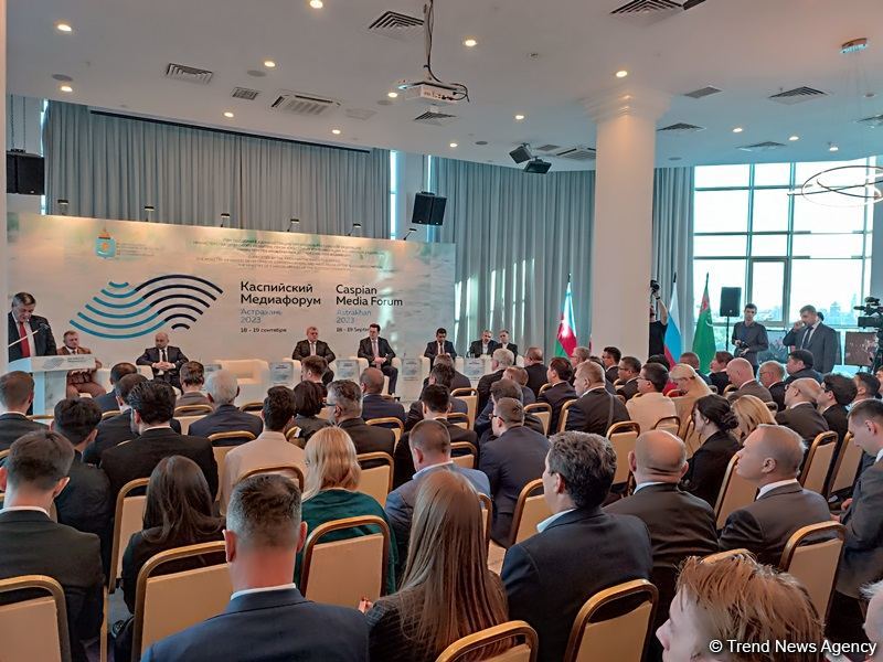 Azerbaijan attends Russian Astrakhan's “Caspian Media Forum-2023” (PHOTO)