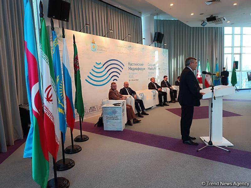 Azerbaijan attends Russian Astrakhan's “Caspian Media Forum-2023” (PHOTO)