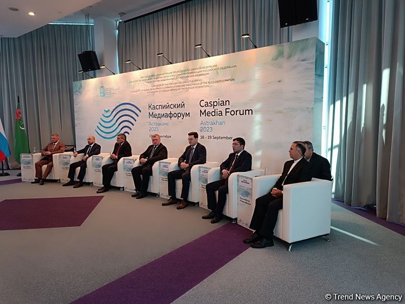 Azerbaijan attends Russian Astrakhan's “Caspian Media Forum-2023” (PHOTO)