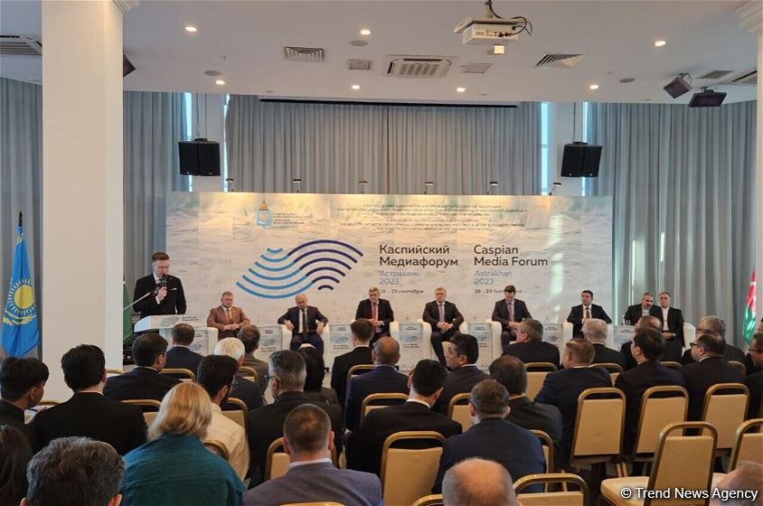 Azerbaijan attends Russian Astrakhan's “Caspian Media Forum-2023” (PHOTO)