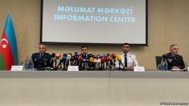 Azerbaijani authorities hold press briefing (VIDEO) (PHOTO)