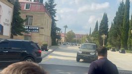 Reps of Armenian residents of Karabakh leave Azerbaijan's Yevlakh (PHOTO/VIDEO)