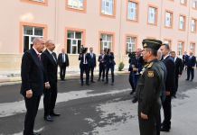 President Ilham Aliyev, President Recep Tayyip Erdogan attend inauguration of Nakhchivan Military Repair and Production Complex (PHOTO)