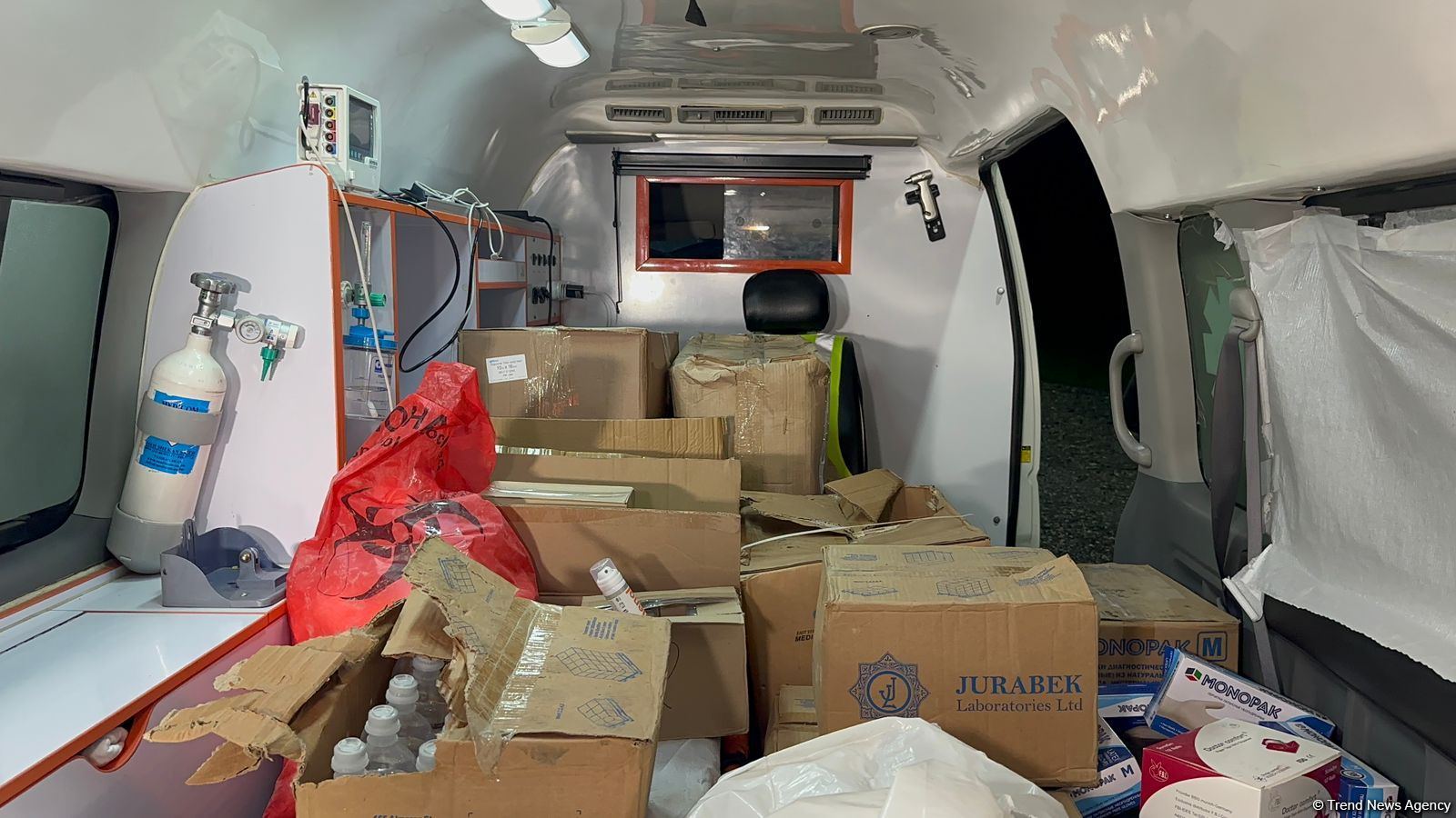 Azerbaijani central authorities send medical supplies to Khankendi, following fuel tank explosion (PHOTO/VIDEO)