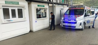 Ambulances accompanied by ICRC pass from Gorus in direction of Azerbaijan's Khankendi (PHOTO)