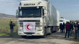 Azerbaijan sends another batch of humanitarian aid to Khankendi from Aghdam (PHOTO/VIDEO)