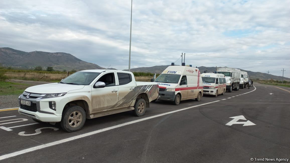 Azerbaijan sends humanitarian aid to Khankendi from Aghdam (PHOTO)