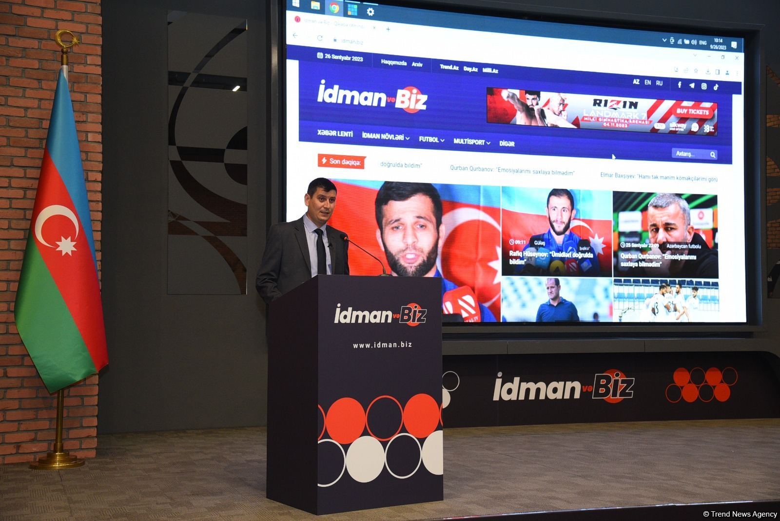 Brand-new "Sports and us" (idman.biz) news portal introduced in Azerbaijan (PHOTO)