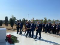 MPs, other Azerbaijani officials visit Victory Park under construction in Baku (PHOTO/VIDEO)