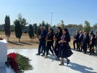MPs, other Azerbaijani officials visit Victory Park under construction in Baku (PHOTO/VIDEO)
