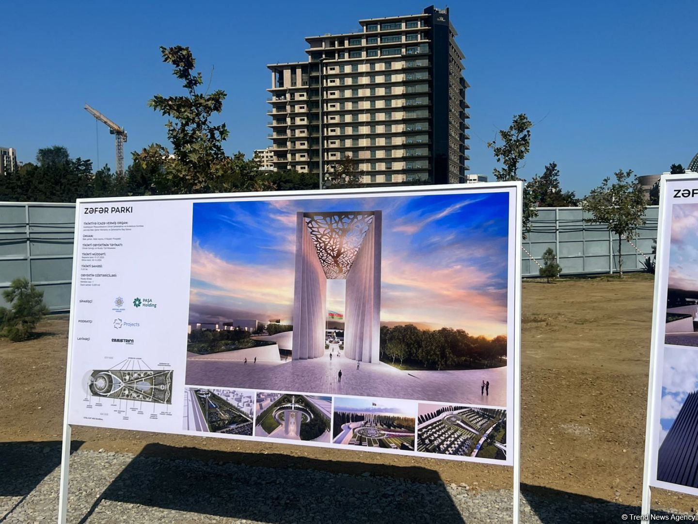 MPs, other Azerbaijani officials visit Victory Park under construction in Baku (PHOTO/VIDEO)
