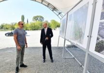 President Ilham Aliyev lays foundation of Alibeyli village in Zangilan (PHOTO)
