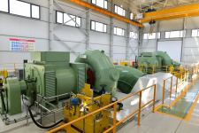 President Ilham Aliyev attend opening of “Azerenergy” OJSC’s “Jahangirbayli” Hydroelectric Power Plant (PHOTO/VIDEO)