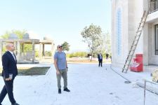 President Ilham Aliyev gets acquainted with work done in Zangilan city Mosque built by Heydar Aliyev Foundation (PHOTO/VIDEO)