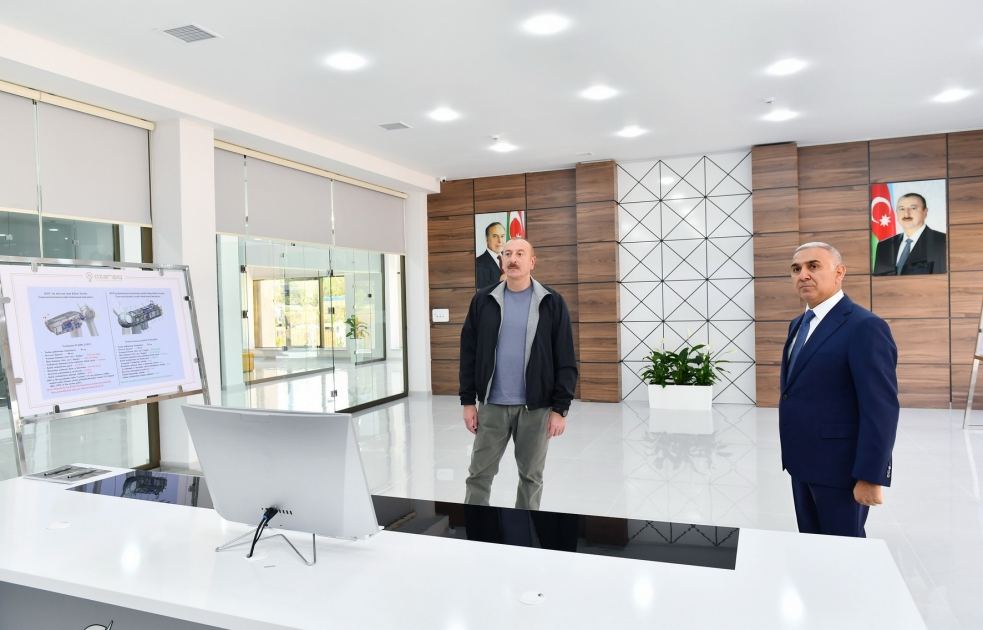 President Ilham Aliyev inaugurates Jabrayil Digital Control Center of Azerishig OJSC (PHOTO)