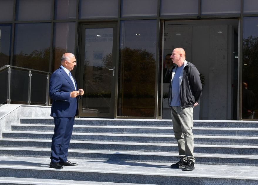 President Ilham Aliyev inaugurates Jabrayil Digital Control Center of Azerishig OJSC (PHOTO)