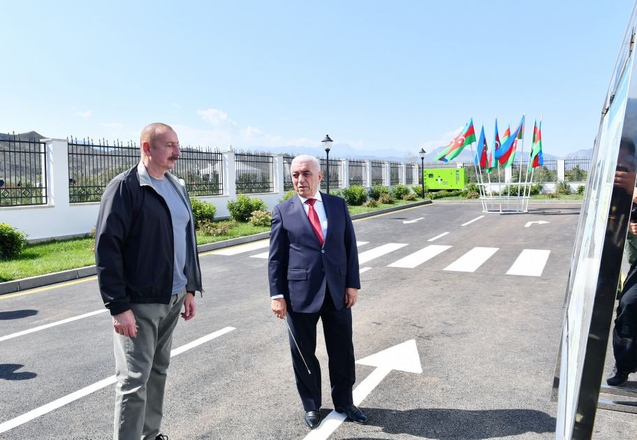 President Ilham Aliyev attend opening of “Azerenergy” OJSC’s “Jahangirbayli” Hydroelectric Power Plant (PHOTO/VIDEO)