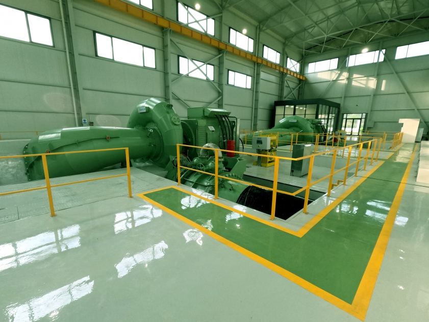 President Ilham Aliyev attend opening of “Azerenergy” OJSC’s “Jahangirbayli” Hydroelectric Power Plant (PHOTO/VIDEO)