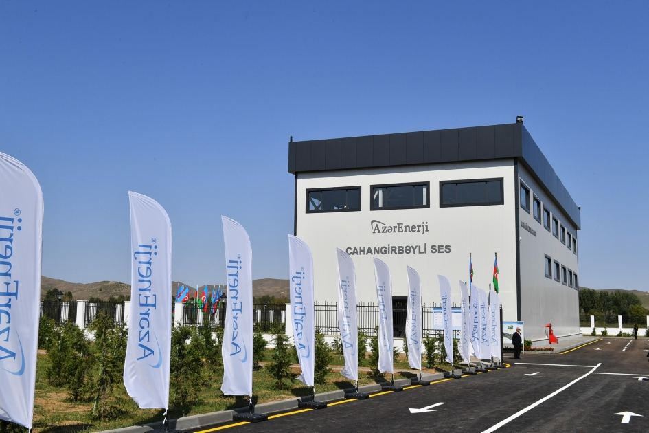 President Ilham Aliyev attend opening of “Azerenergy” OJSC’s “Jahangirbayli” Hydroelectric Power Plant (PHOTO/VIDEO)