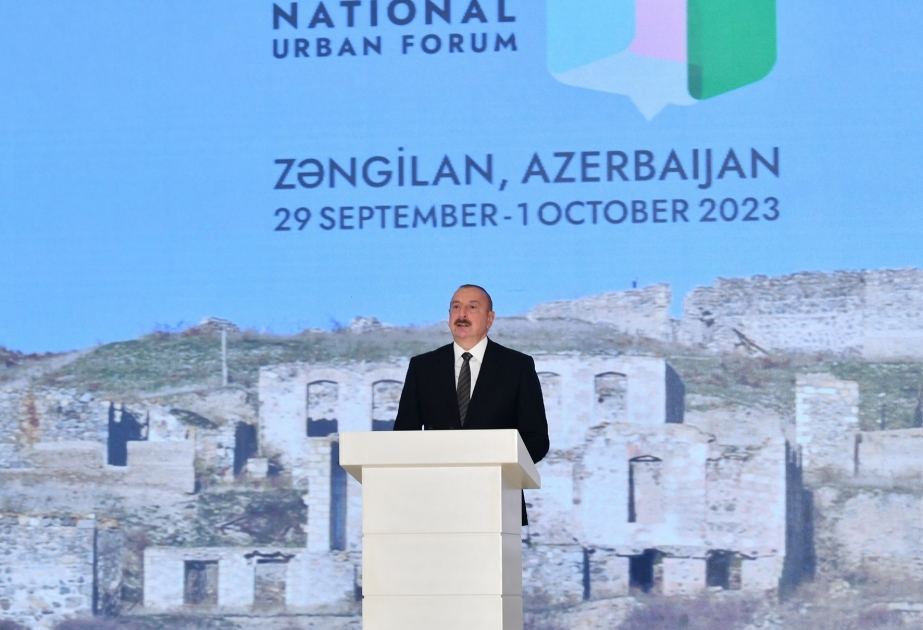 We've been subjected to ethnic cleansing, occupation, and destruction of territories - President Ilham Aliyev