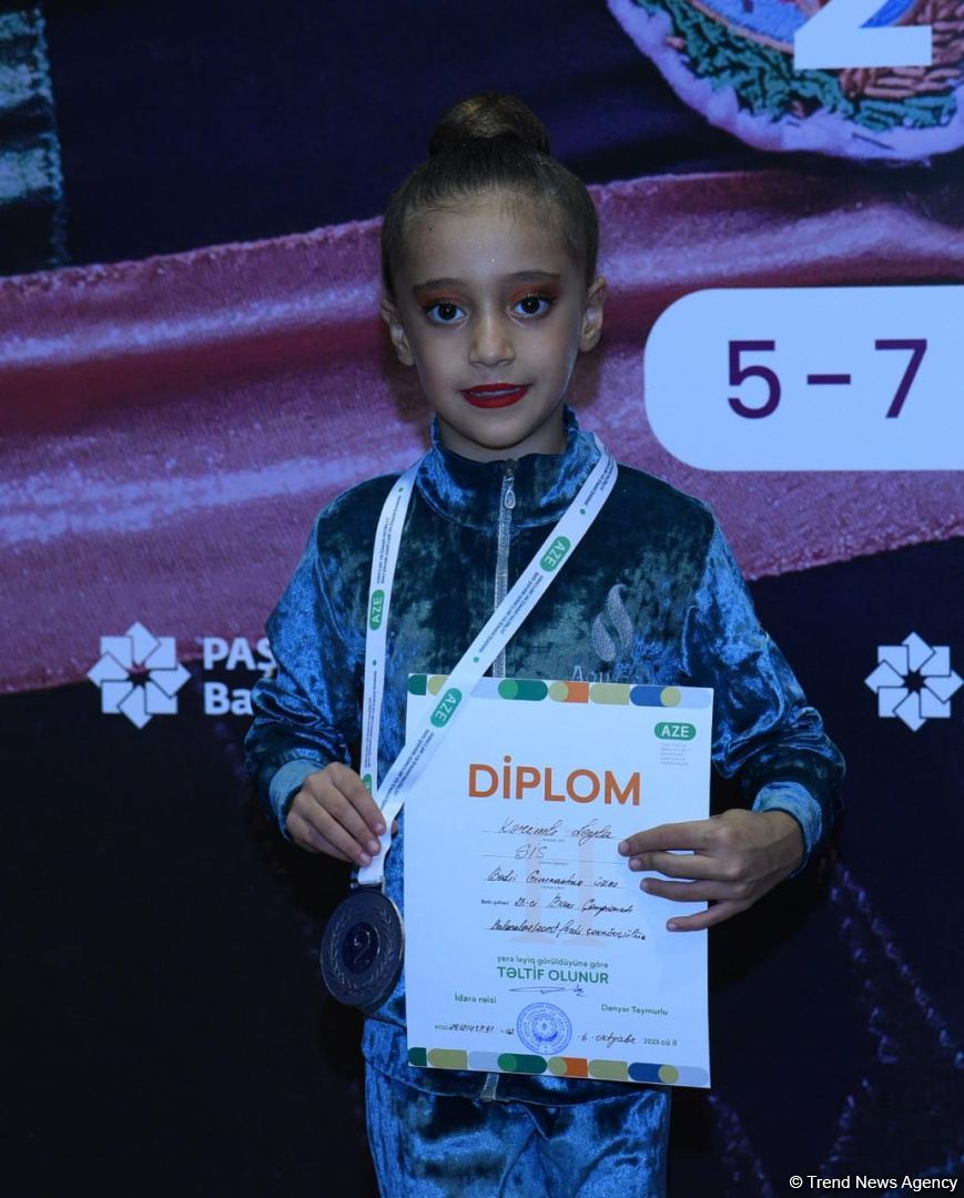 Azerbaijani medalists take pride in Baku Rhythmic Gymnastics Championship